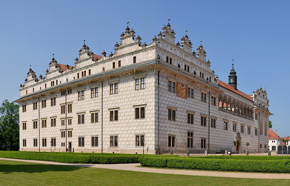 Litomyšl Castle (UNESCO World Heritage Site), Czech Republic Photo: Pudelek, via Wikimedia Commons License: Creative Commons Attribution-ShareAlike 4.0 International (CC BY-SA 4.0) https://creativecommons.org/licenses/by-sa/4.0/