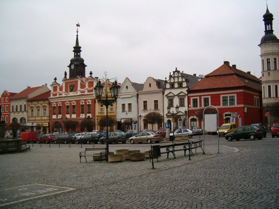 Ressel Square in Chrudim, Czech Republic — photo by Fojsinek — public domain. Source: