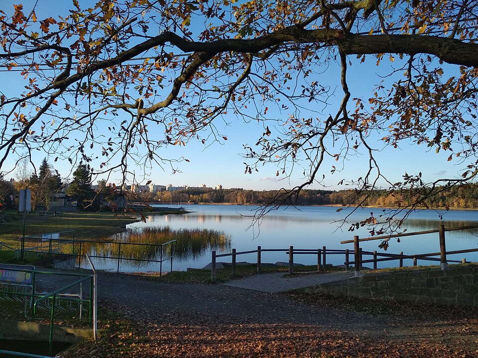 Velký Bolevecký Pond, Plzeň-Bolevec, Czech Republic — photo by Chartep / Wikimedia Commons / CC BY-SA 4.0Licensed under the Creative Commons Attribution-ShareAlike 4.0 International license (CC BY-SA 4.0). No changes were made to the image.